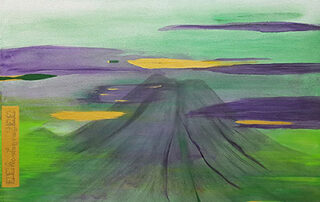 Acrylbemälde Merajan von Sabine Engert